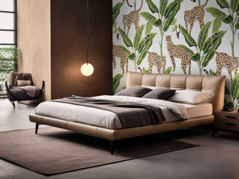 Cheetah between the trees