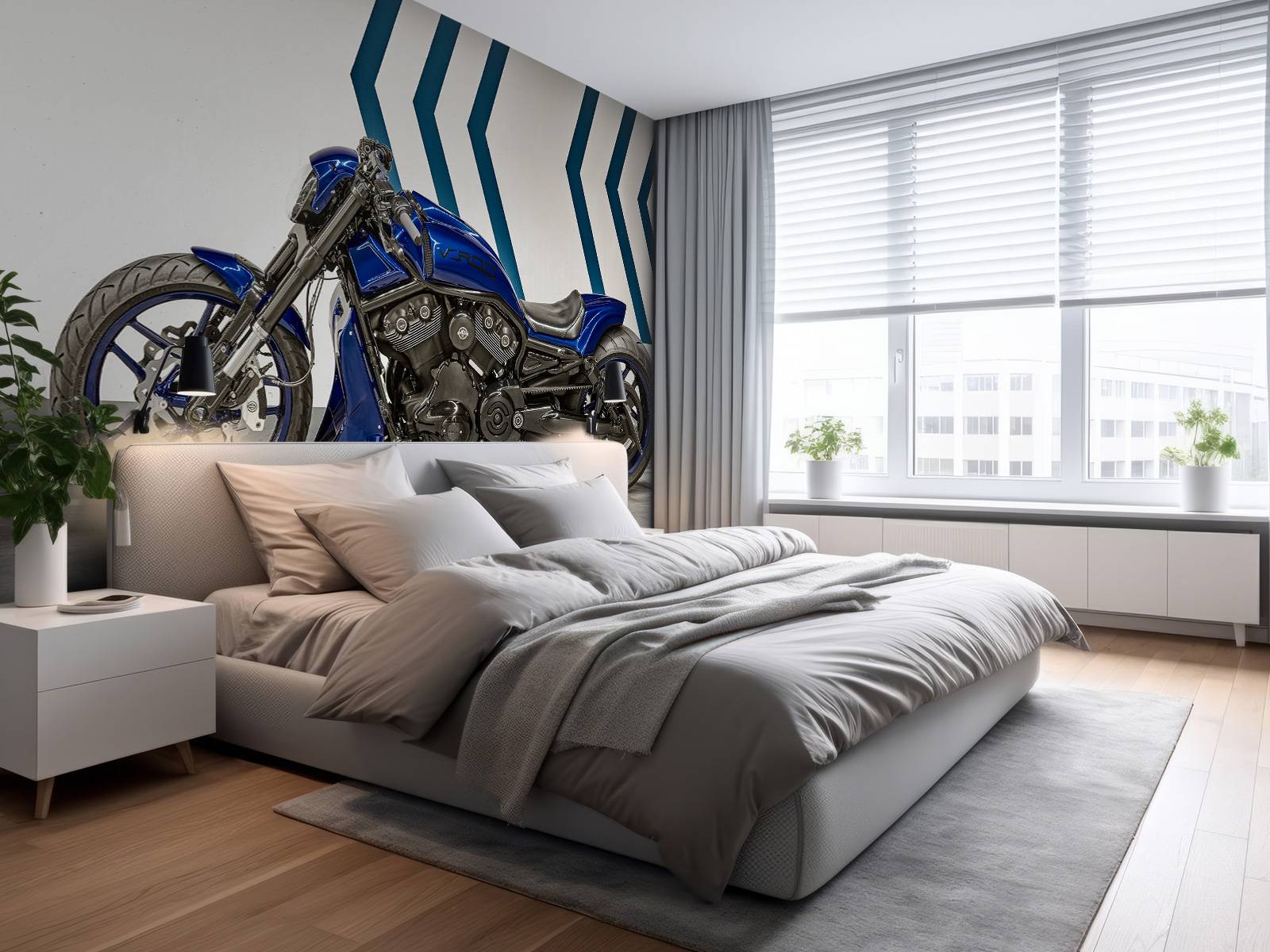 Cool customised motorbike