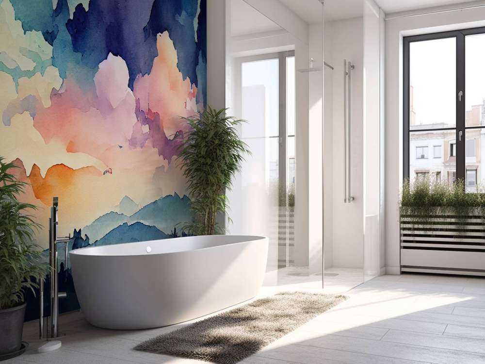 Abstract watercolor background