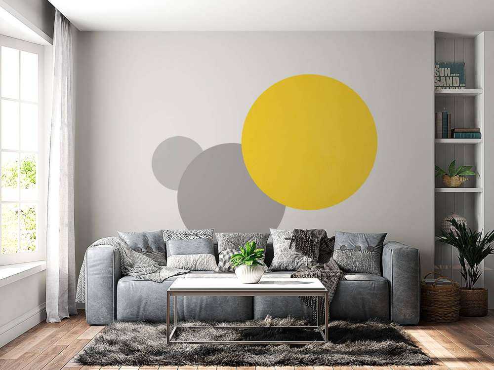 Saffron yellow concrete