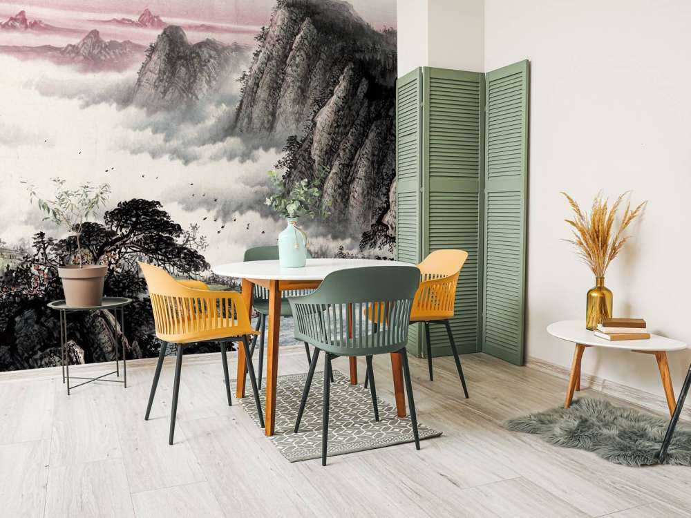 Chinese landscape traditionally