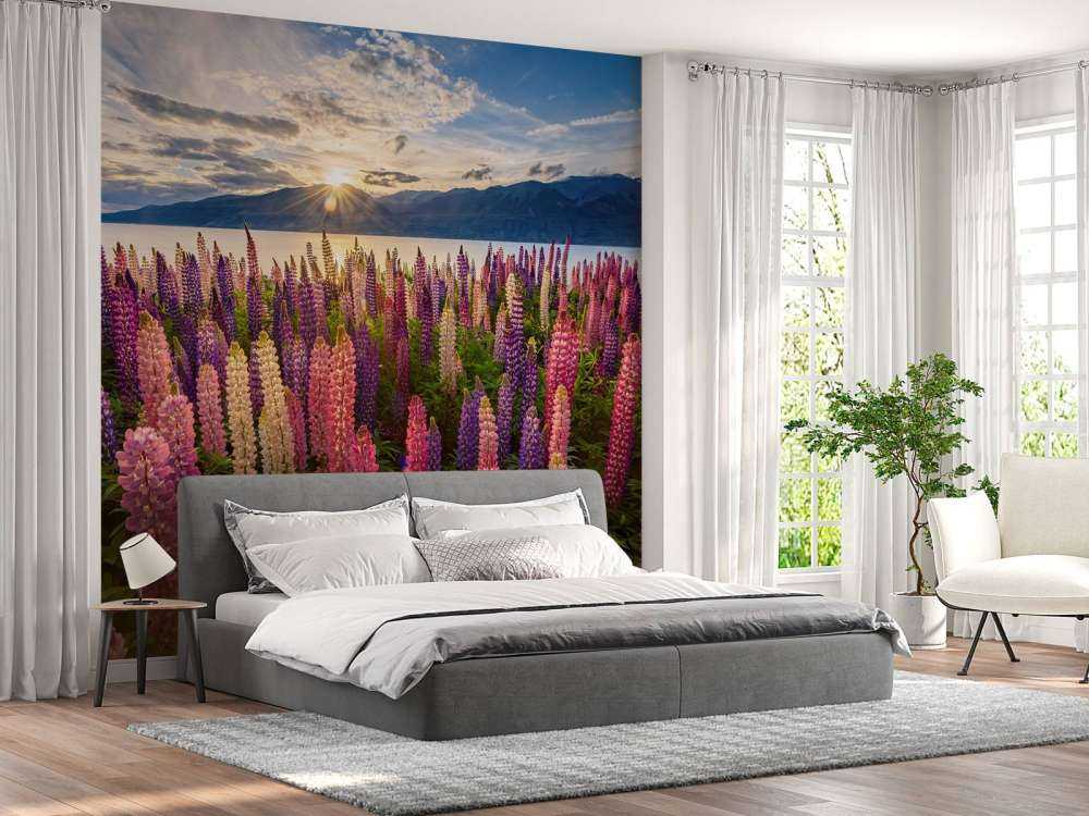 Lupins lakeside