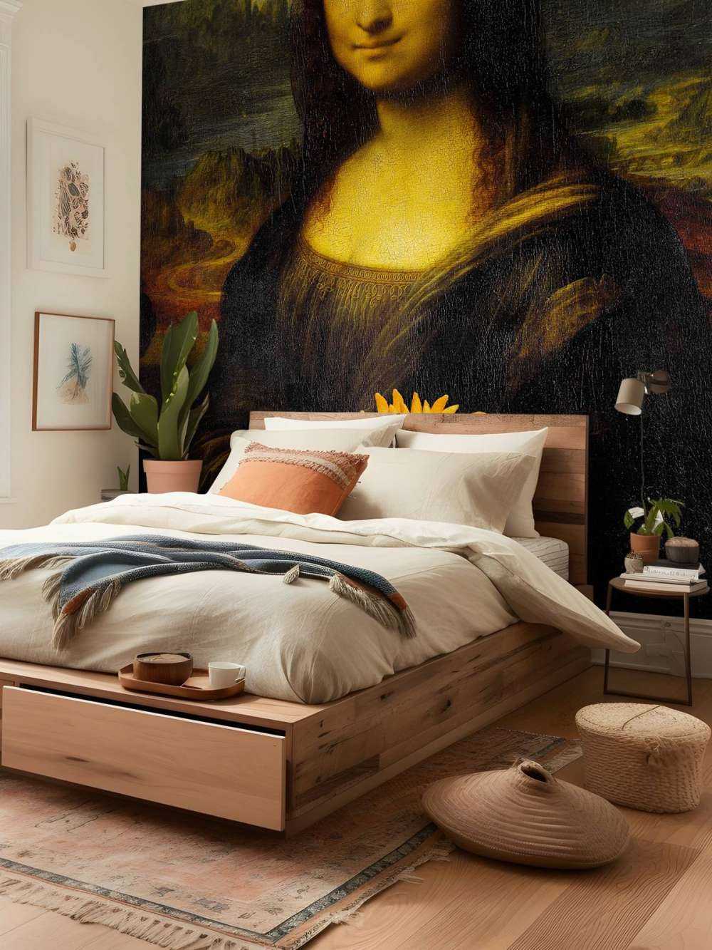 Mona Lisa with fries