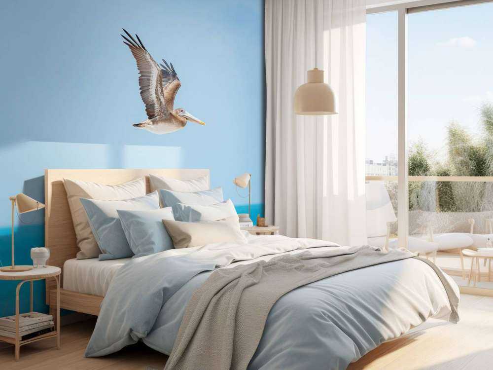 Flying pelican