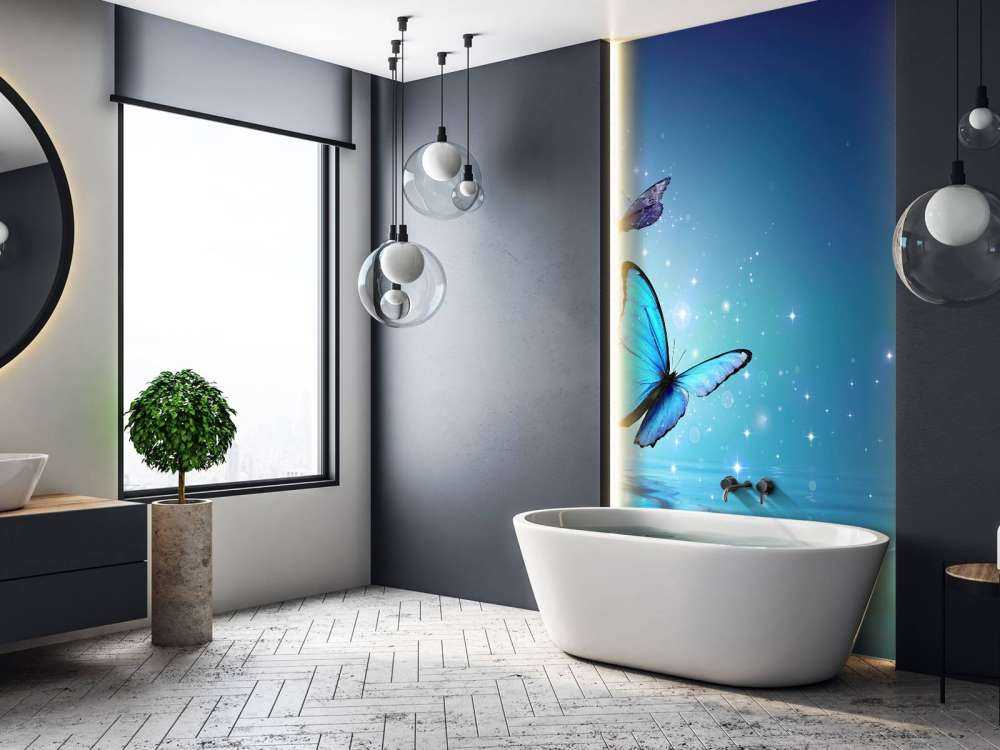 Fairy butterflies on water