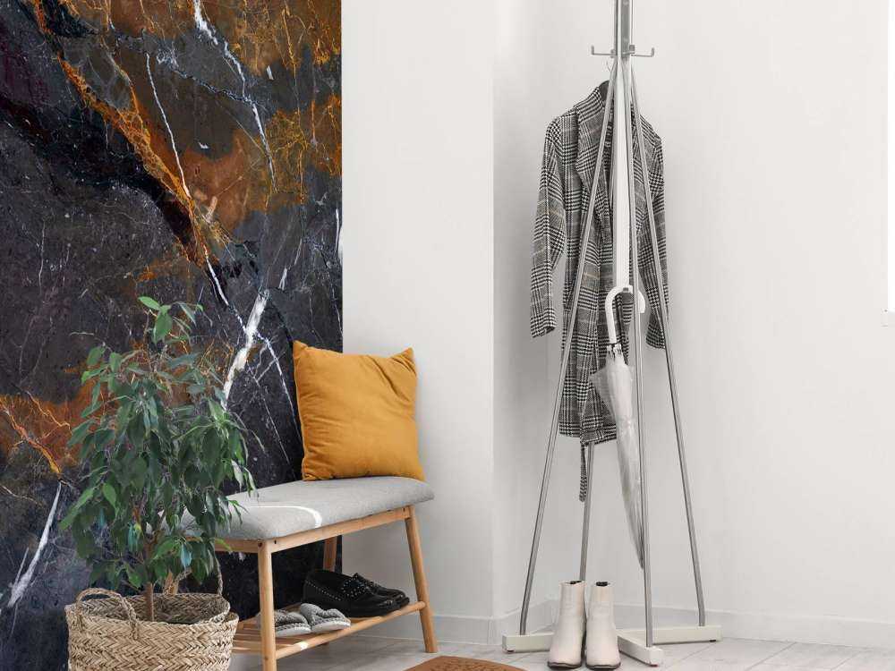 Marble with warm colours