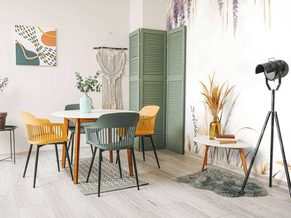 Wisteria and Field Grasses Blue