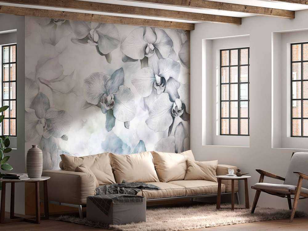 Watercolor orchids melodies