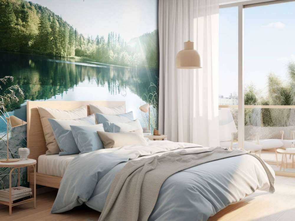 Lake in forest