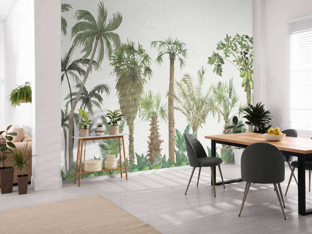 Tropical trees and plants