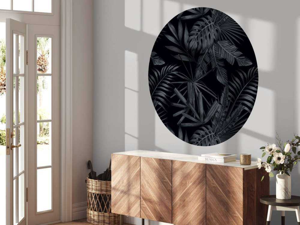 Tropical black leaves