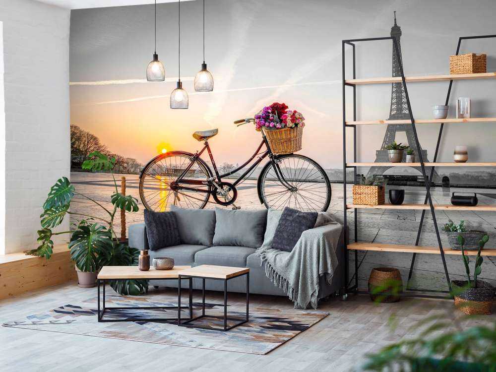 Sunset at Eiffel Tower