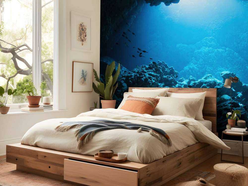 Cave under water