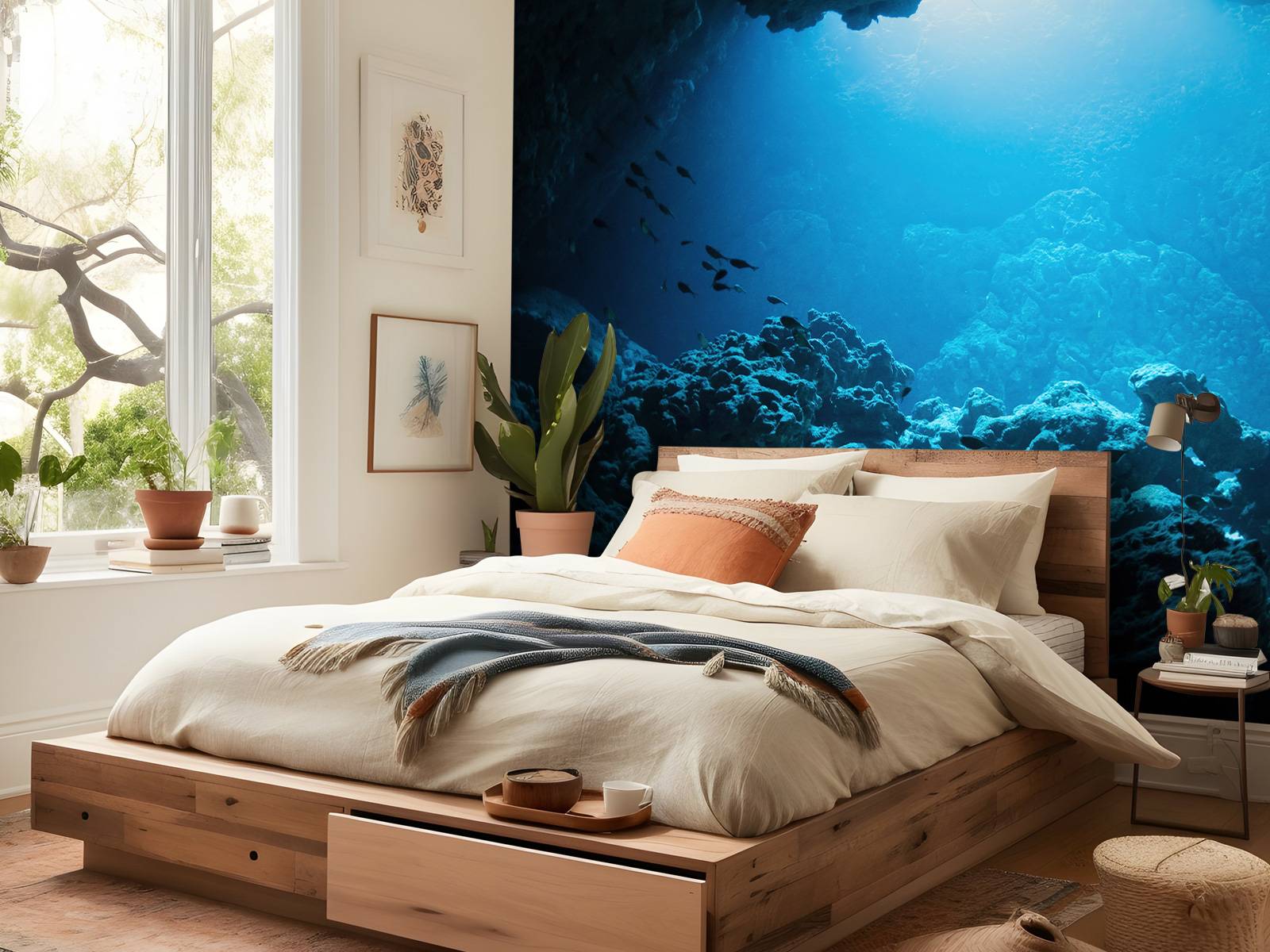 Cave under water