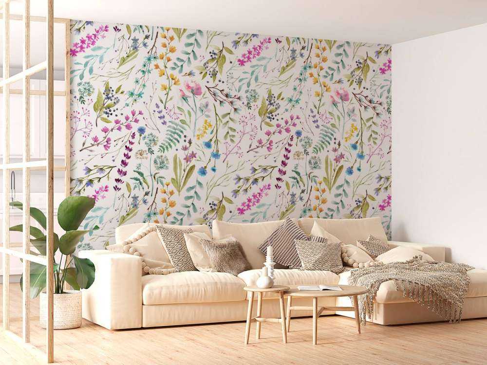 Bloemen van waterverf