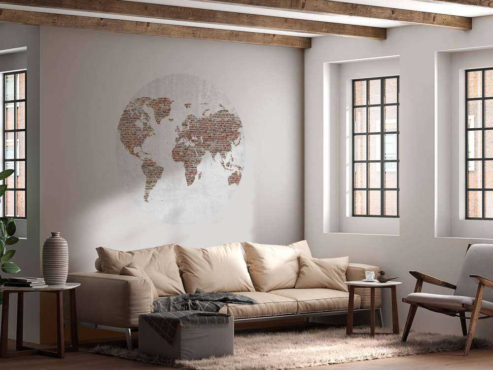 World map stones