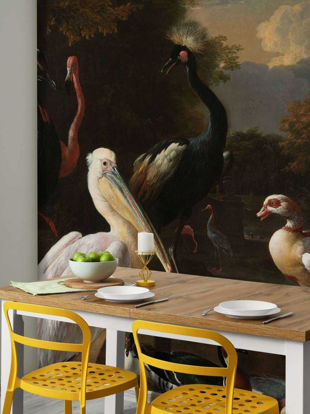 The floating feather