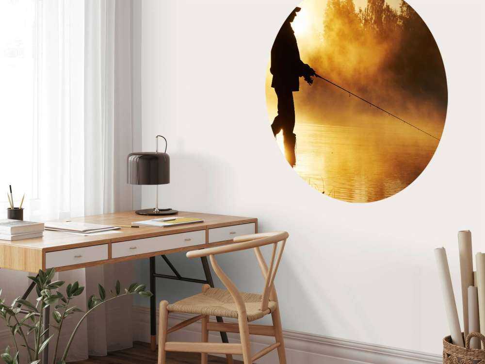 Fisherman at sunrise