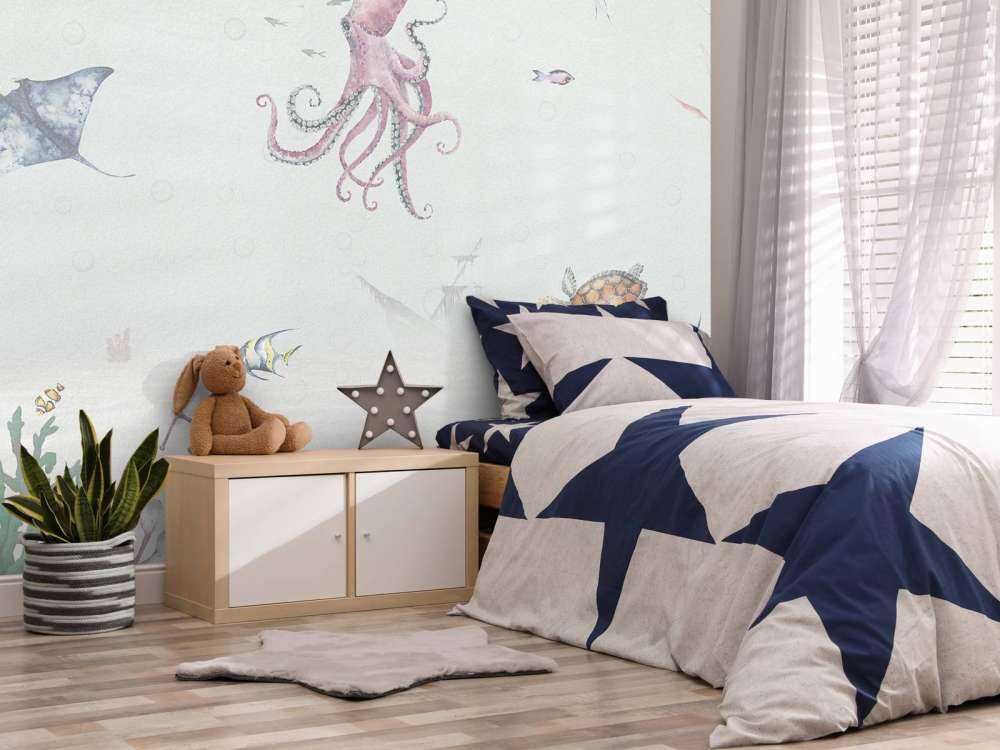 Underwater world of water paints