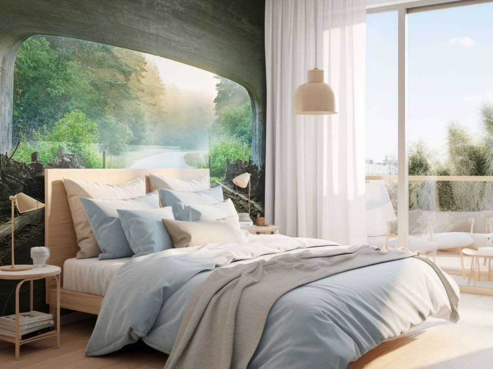 Sun at the end of a tunnel