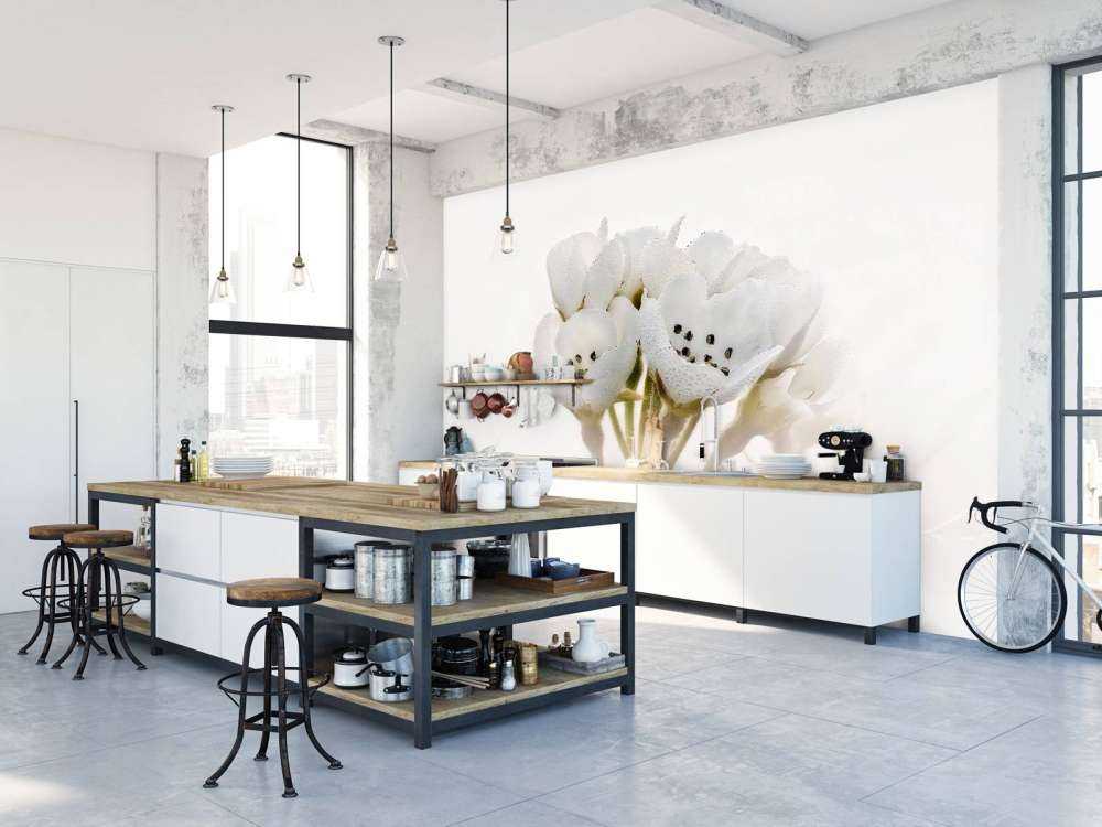 Pear blossom close-up