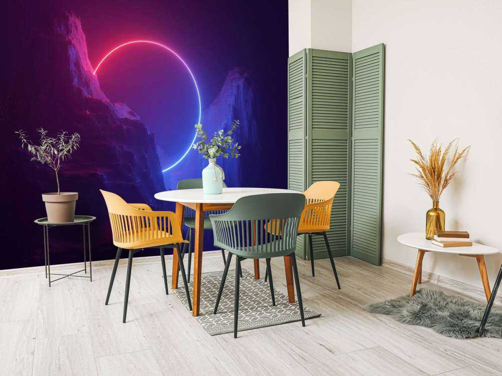 Virtual reality mountains