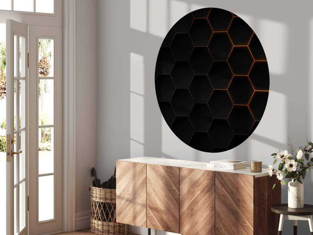 Abstract hexagons