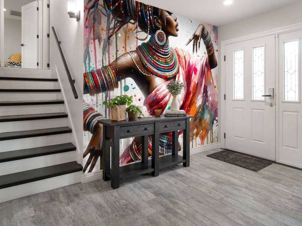 Watercolor African Dancer