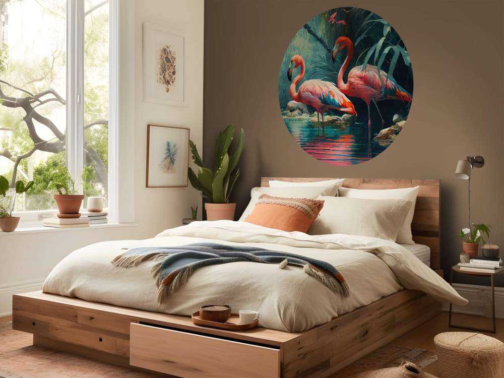 Flamingo Oasis Awakening