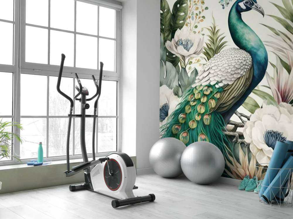 Peacock Flora in Harmony