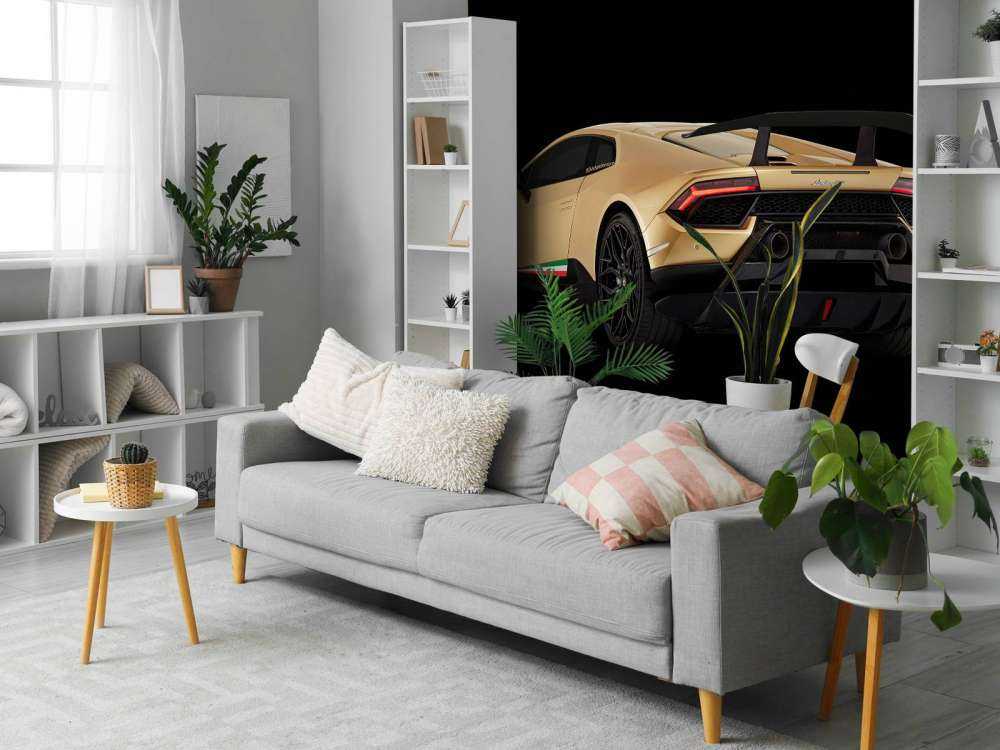 Lamborghini Huracán - Left Rear end, black