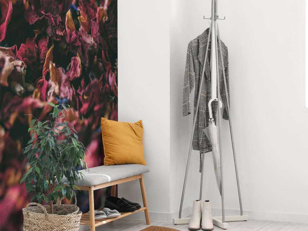 Opgedroogde bloemblaadjes