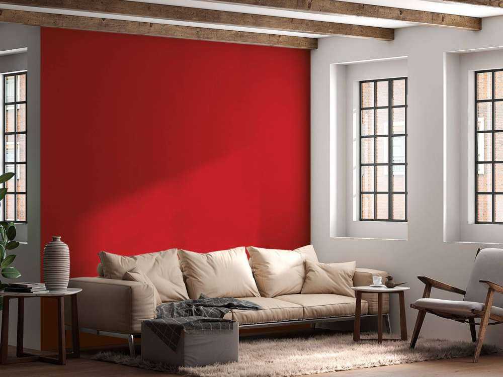Ruby red concrete
