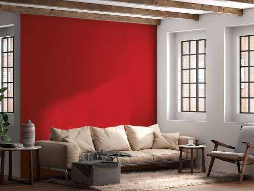 Ruby red concrete