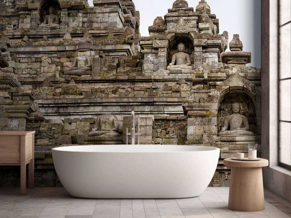 Close-up Borobudur tempel