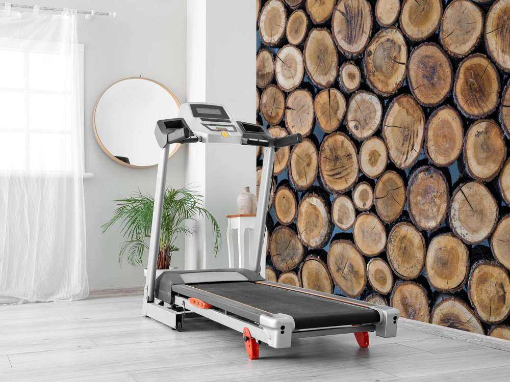 Stacked logs