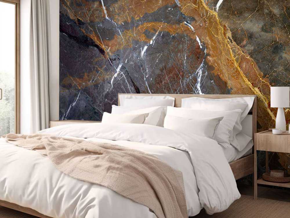 Marble with fine lines