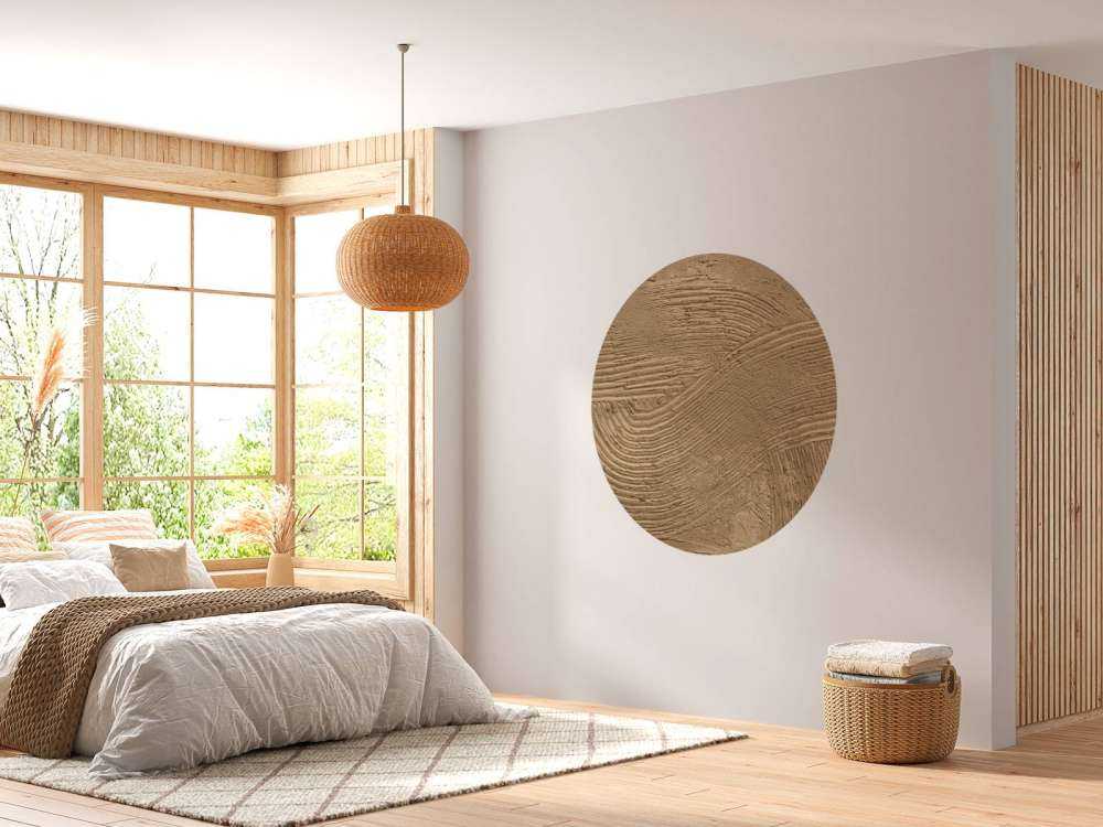 Textured lines in gold brown