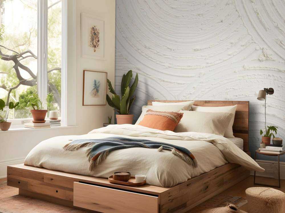 Zen circles coarse structure in off white