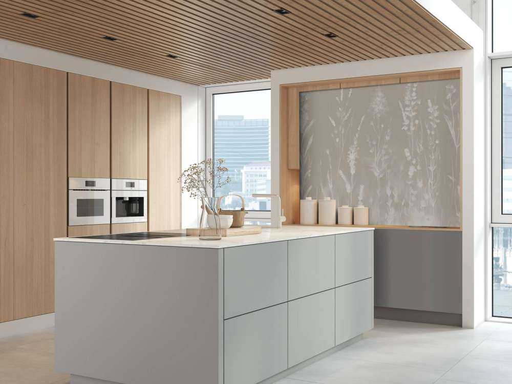 Lavender Glade Seamless Sand Beige