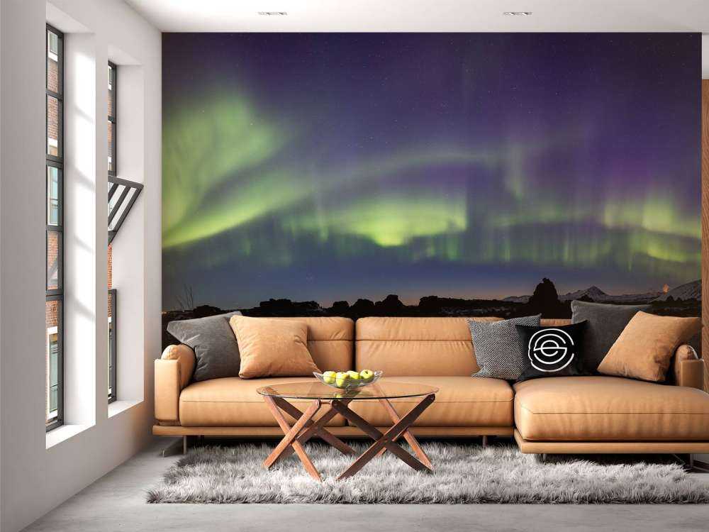 The beautiful northern lights