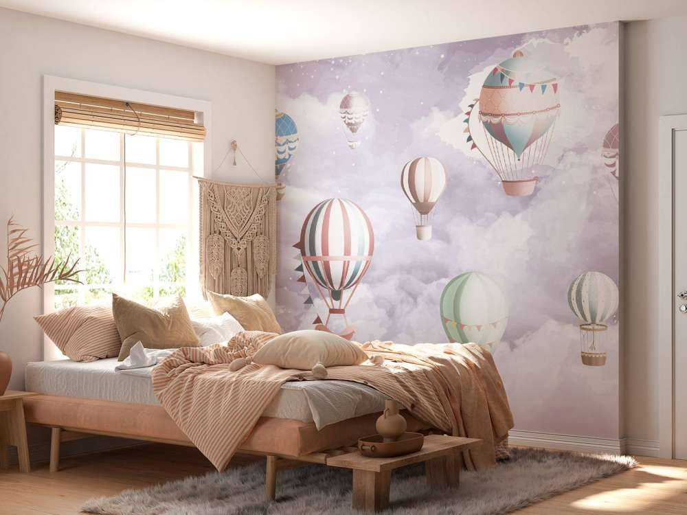 In the purple clouds