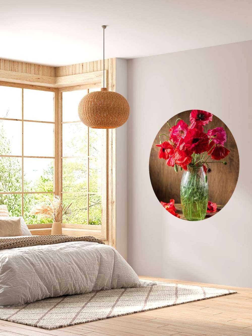 Poppies in a vase