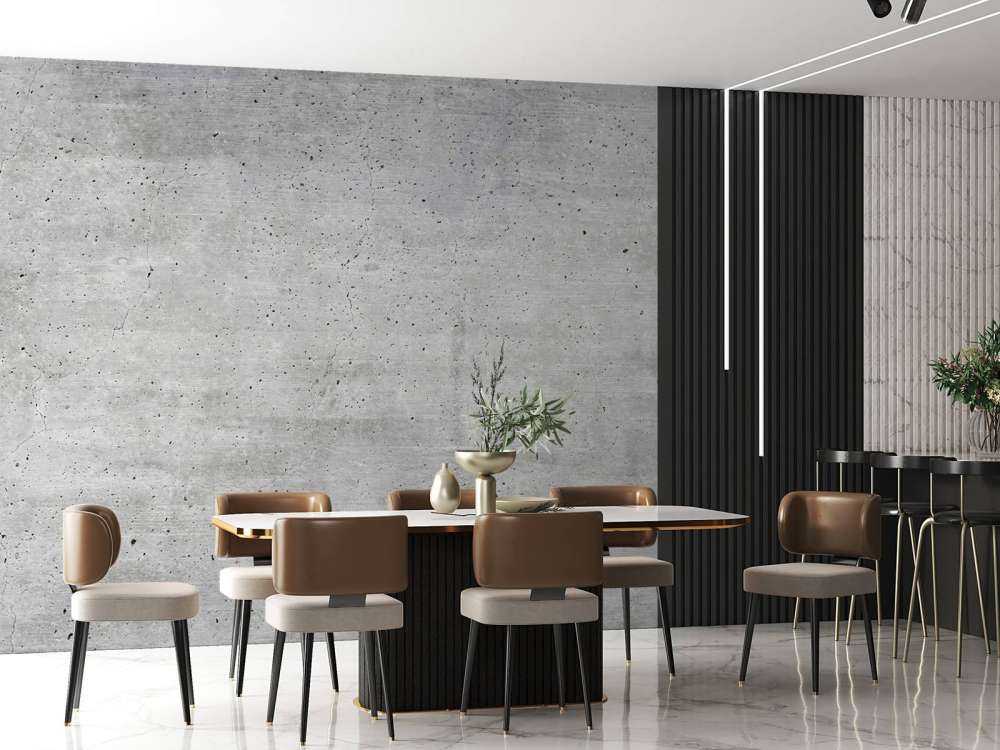 Lichtgrijs gebroken muur