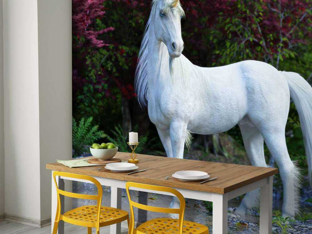 Unicorn in de rivier