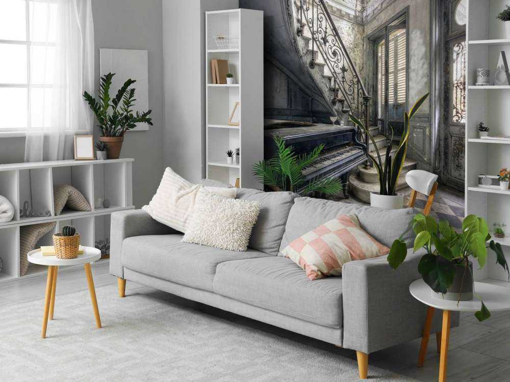 Piano in een verlaten ruimte