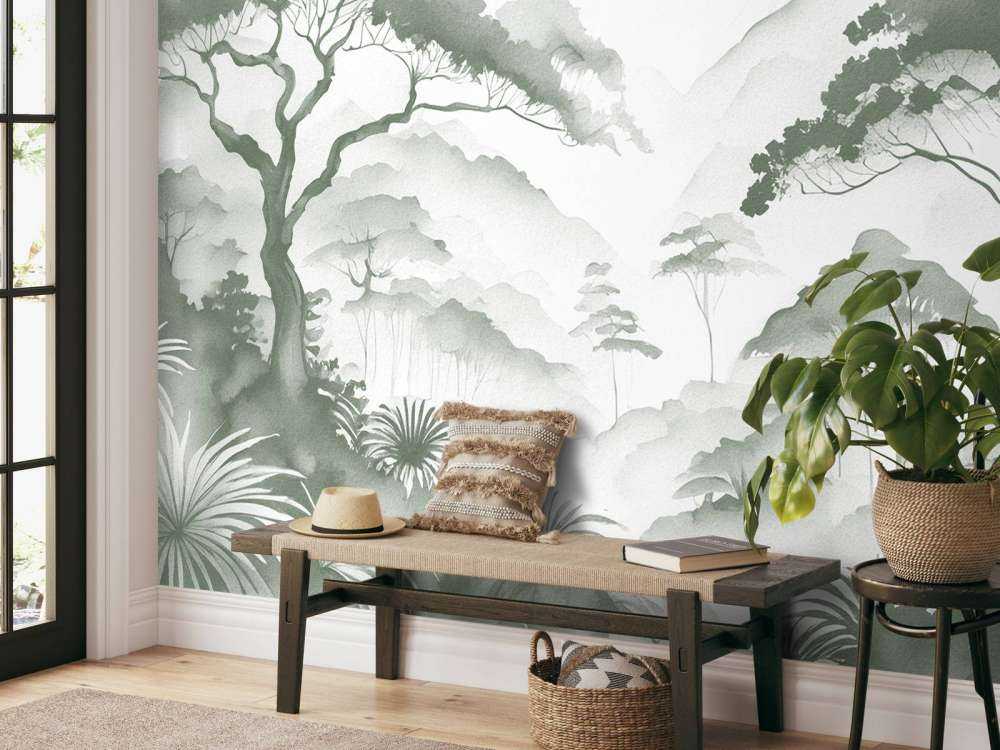 Misty Mountain Valley, green