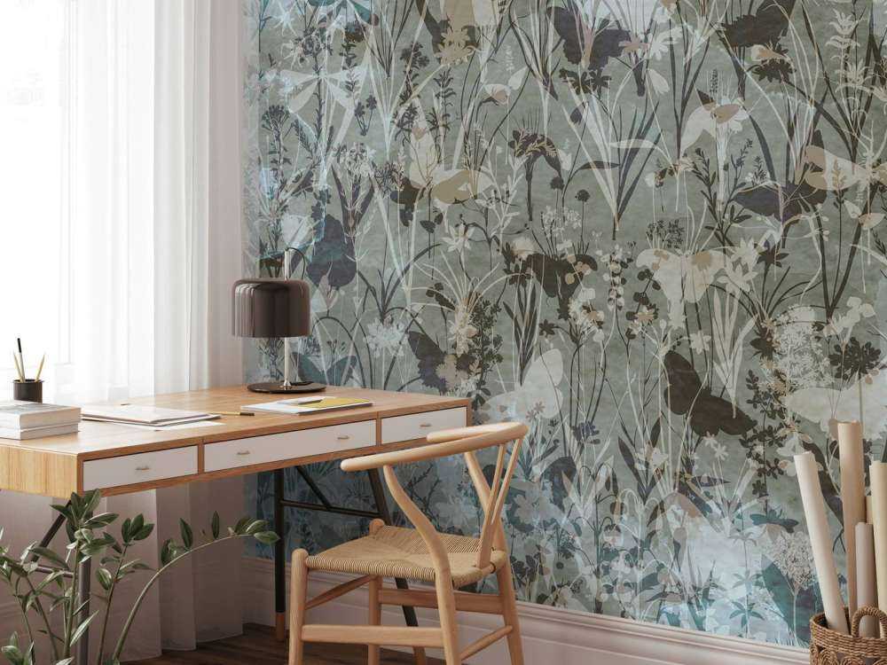 Herbals and Butterflies Double Silhuet 57