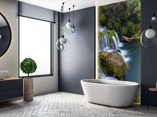 Hidden waterfall