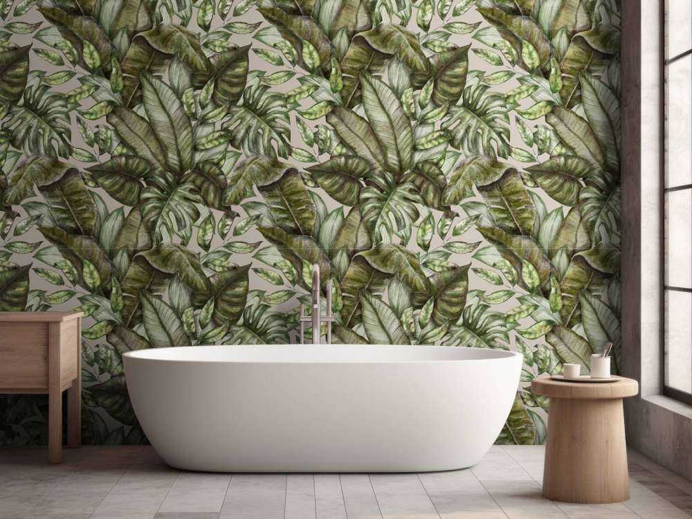 Verschillende tropische bladeren